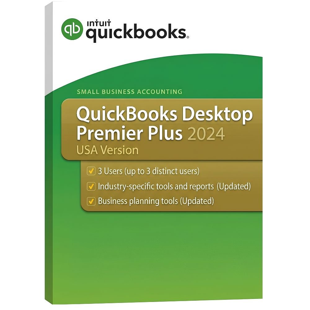 3 Users – USA Version – QuickBooks Desktop Premier Plus 2024