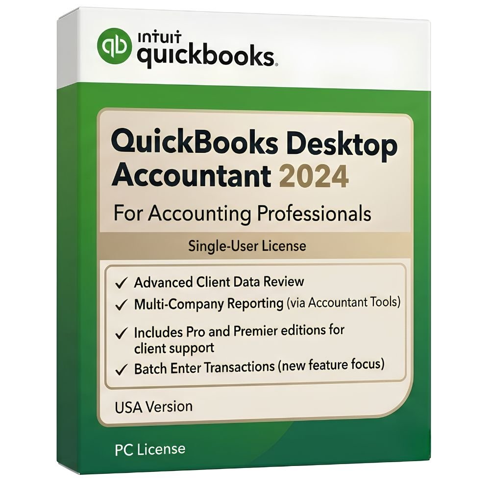 QuickBooks Desktop Accountant 2024