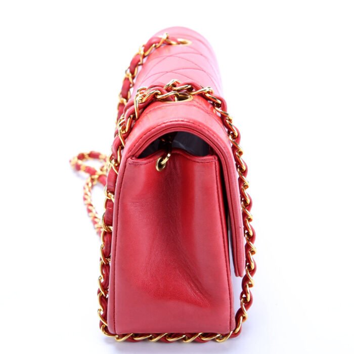 Chanel Diana Flap Small Lambskin Red and Gold product image 2