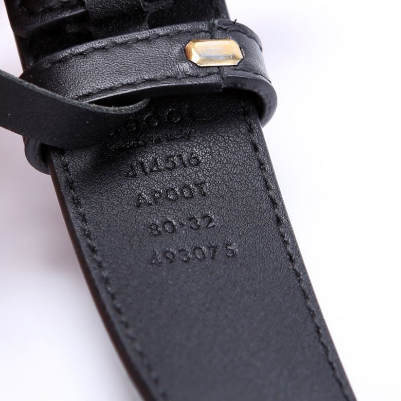 GG Marmont Belt Size 80/32 rear or detail view