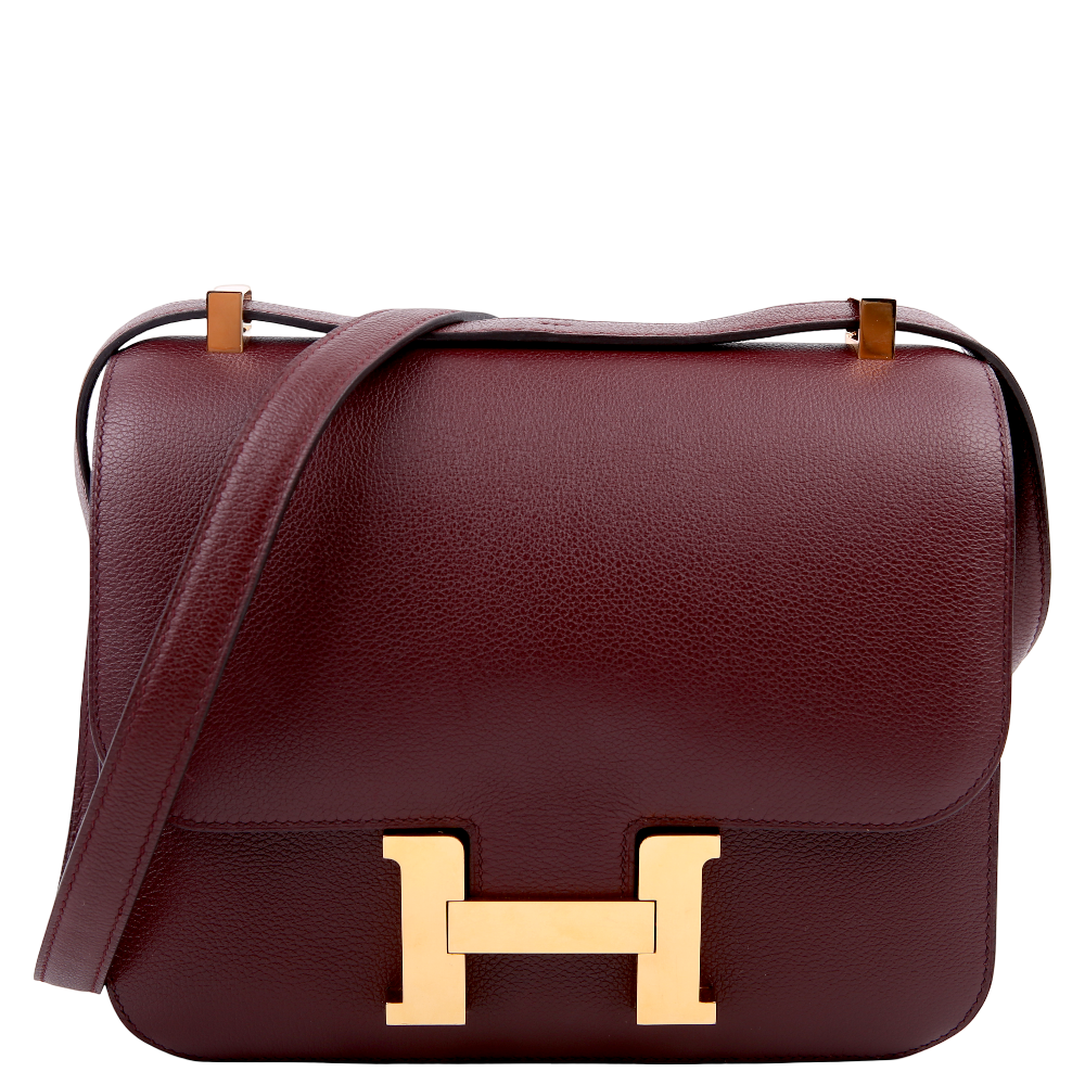 1786374899754EJ1AEVWBD1Z6U8FU3VI1.png Hermes Constance 22 Evercolor 2019 Bordeaux/Gold | Bordeaux and Gold - Image 1