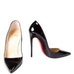 Pre-Owned Christian Louboutin So Kate Patent 120 Pumps Size 38.5 Black