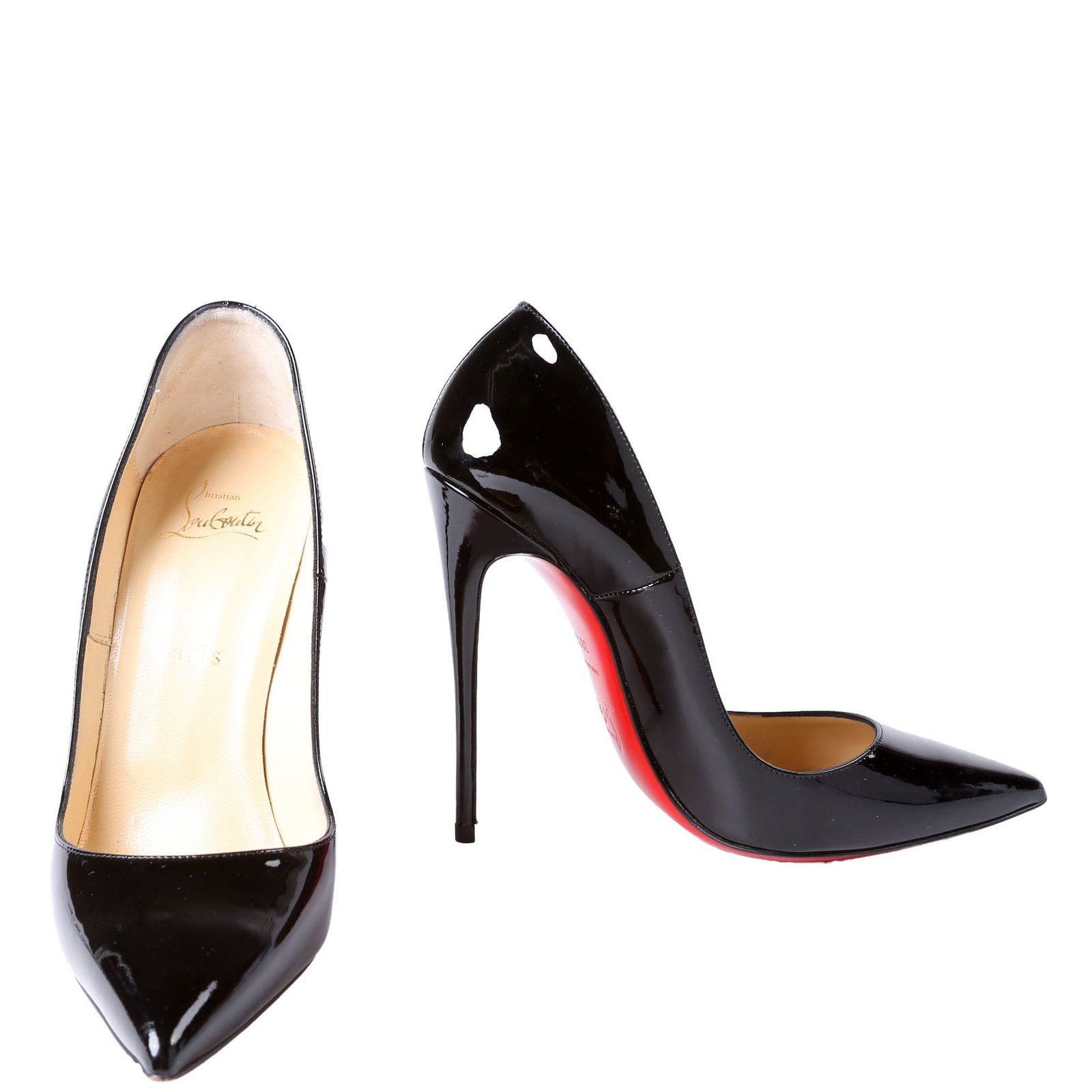 Christian Louboutin So Kate Patent 120 Pumps Size 38.5 Black product image 1
