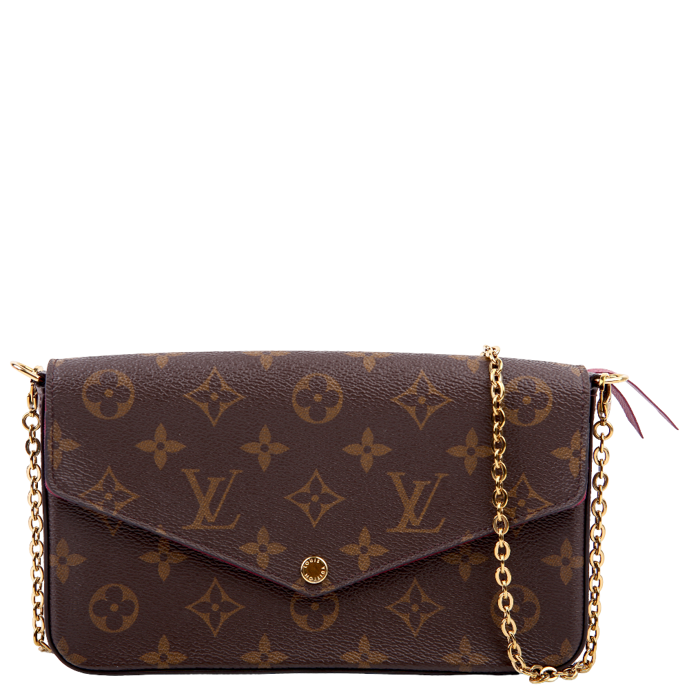 Louis Vuitton Pochette Felicie Monogram | Brown and Berry
