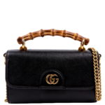 Pre-Owned Gucci 675795 Mini Diane Top Handle Crossbody Black | Black and Gold