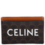 Pre-Owned Celine Triomphe Card Holder Brown