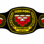 Custom Beer Pong Championship Belt, Party Champion Award