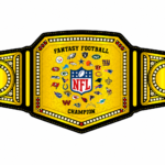 Personalized Fantasy Football Champion Belt, Custom League Trophy Award