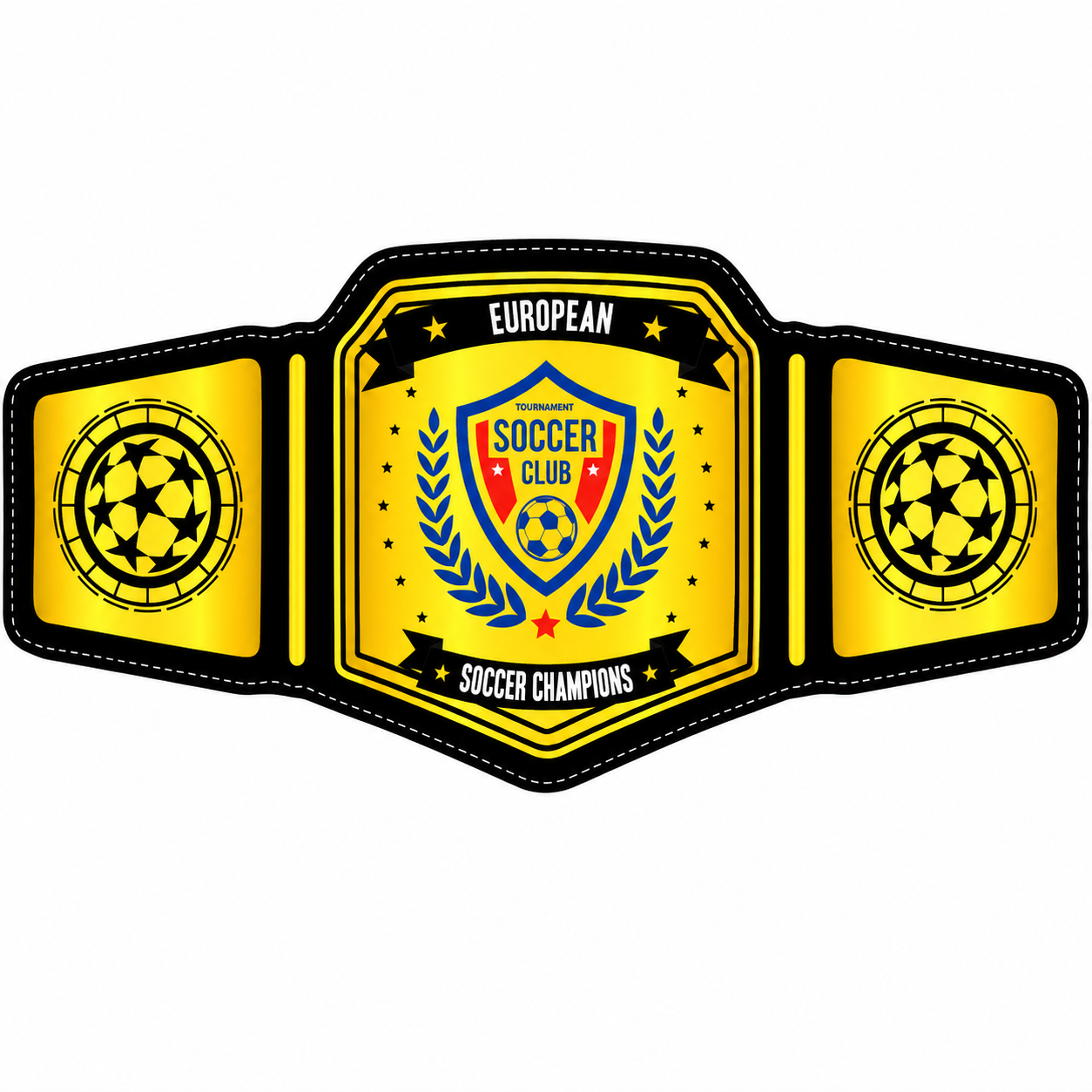 1_50.png Custom Fantasy Football Championship Belt, Personalized League Award - Image 1