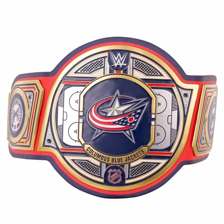 ColumbusBlueJackets1.jpg Columbus Blue Jackets NHL Championship Belt - Image 1