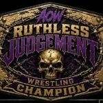 Custom Ruthless Judgement Wrestling Championship Belt, 4mm Metal Plates