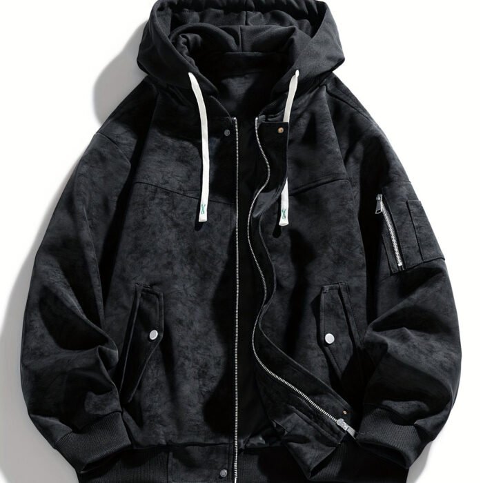 Men's Hooded Utility Jacket – Relaxed Fit Winter Jacket | Quentin
