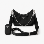 Nylon Crescent PR Shoulder Bag