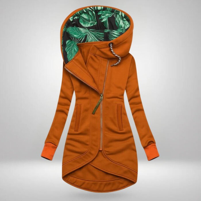 Women's Long Hooded Quilted Coat – Padded Winter Puffer Coat