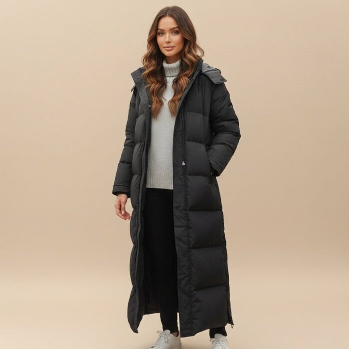 Women's Down Puffer Jacket – Warm Quilted Winter Coat, Tailored Fit | Frida
