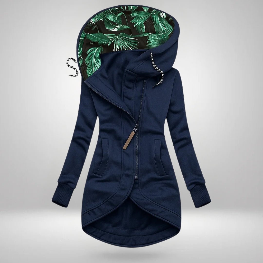 Women's Long Hooded Quilted Coat – Padded Winter Puffer Coat