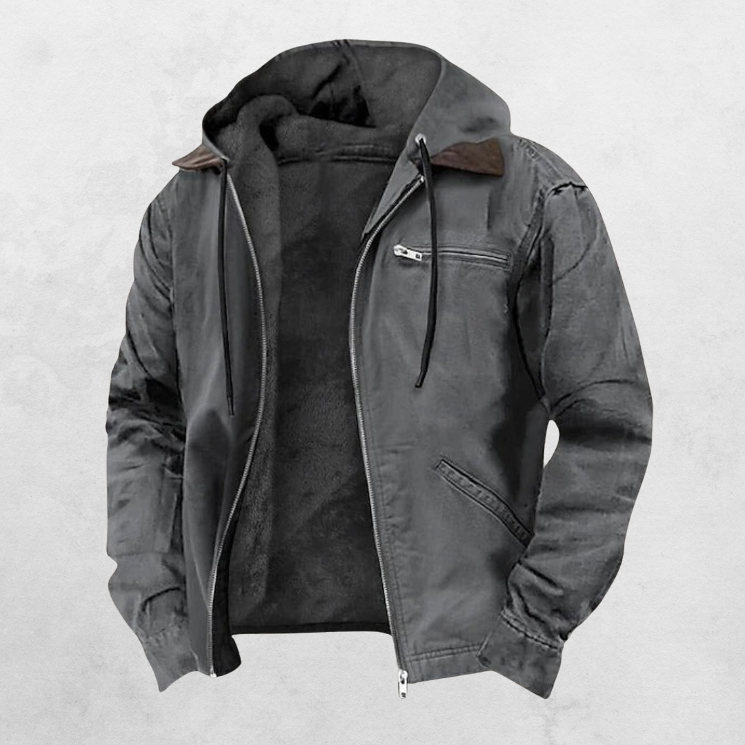 Men's Alpine Winter Parka – Hooded Insulated Cold Weather Jacket