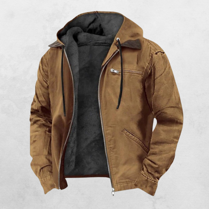 Men's Alpine Winter Parka – Hooded Insulated Cold Weather Jacket
