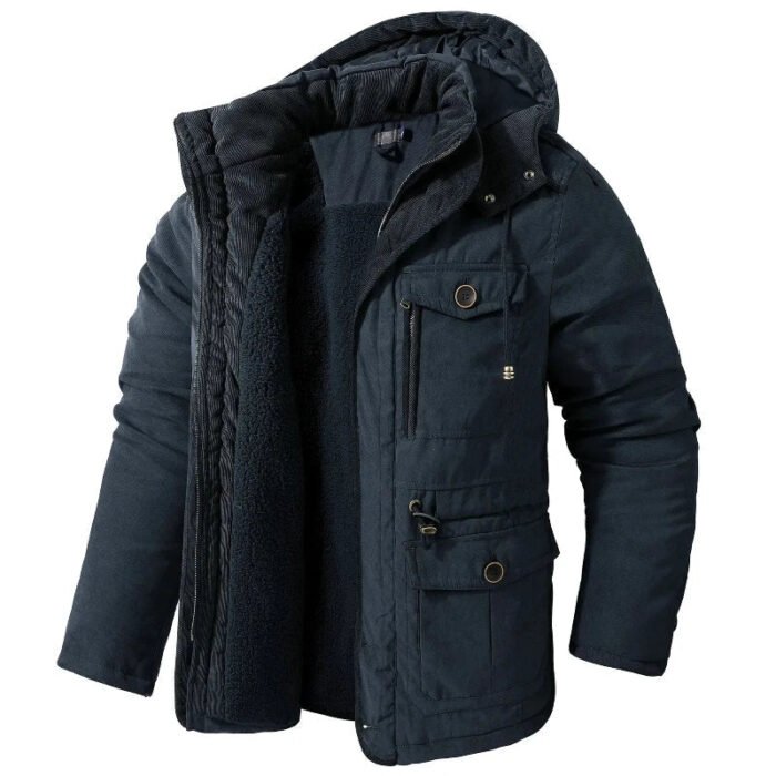 Men's Insulated Hooded Parka – Warm Lined Winter Coat | Thatcher