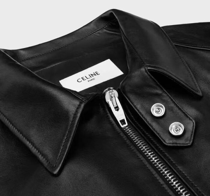 Céline Style Classic Lambskin Moto Jacket