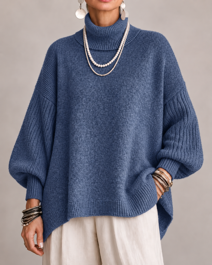 Women's Turtleneck Sweater – Elegant Knit Pullover | Kathleen