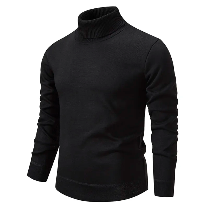 Men's Turtleneck Sweater – Classic Knit Pullover | Austin