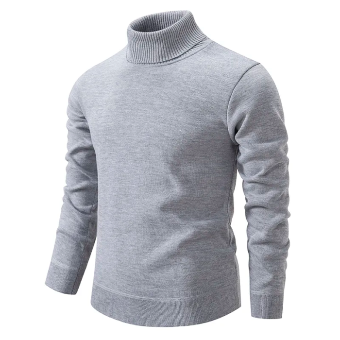 Men's Turtleneck Sweater – Classic Knit Pullover | Austin
