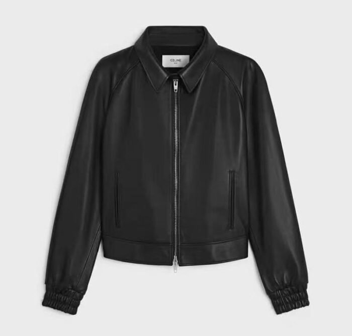 Céline Style Classic Lambskin Moto Jacket
