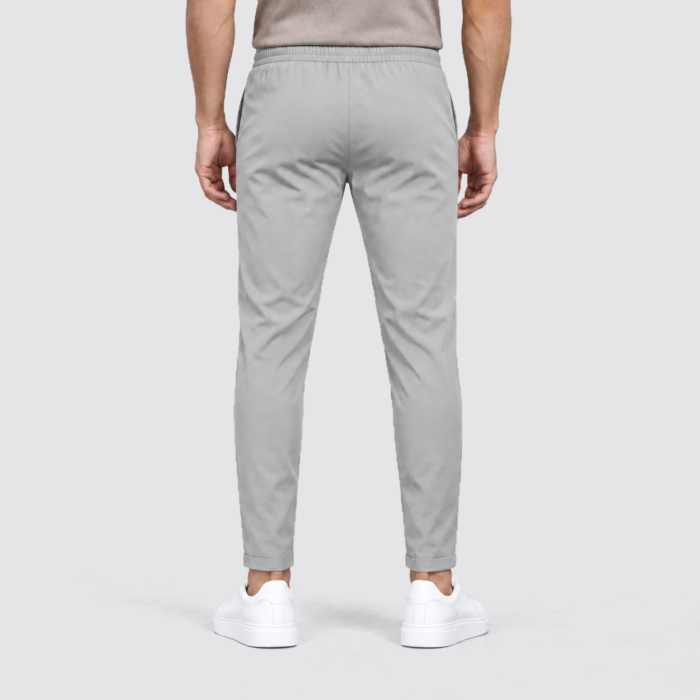 Men's Slim Fit Drawstring Pants – Tapered Leg Casual Joggers