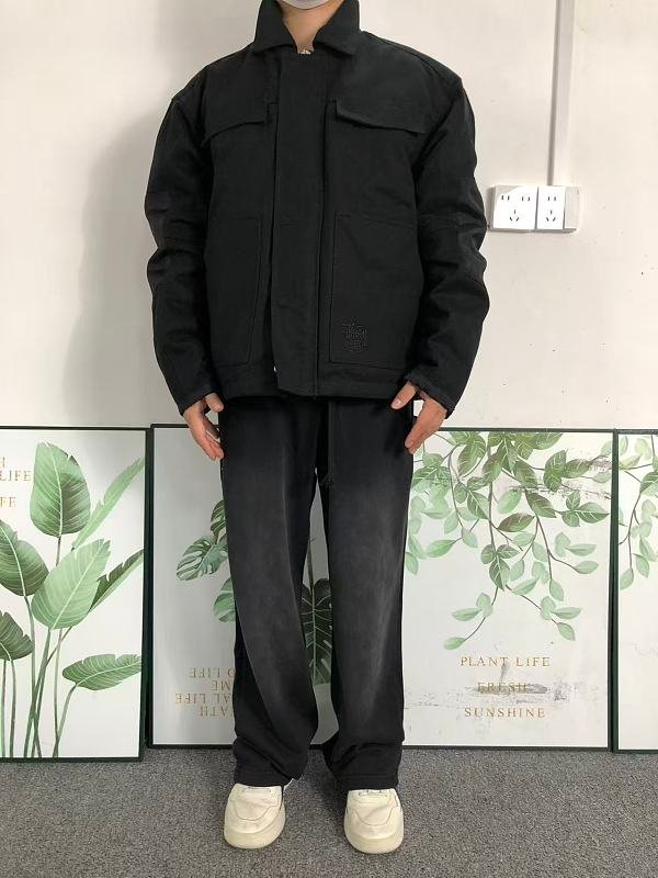 Stüssy Polar Fleece Zip-Up Winter Jacket
