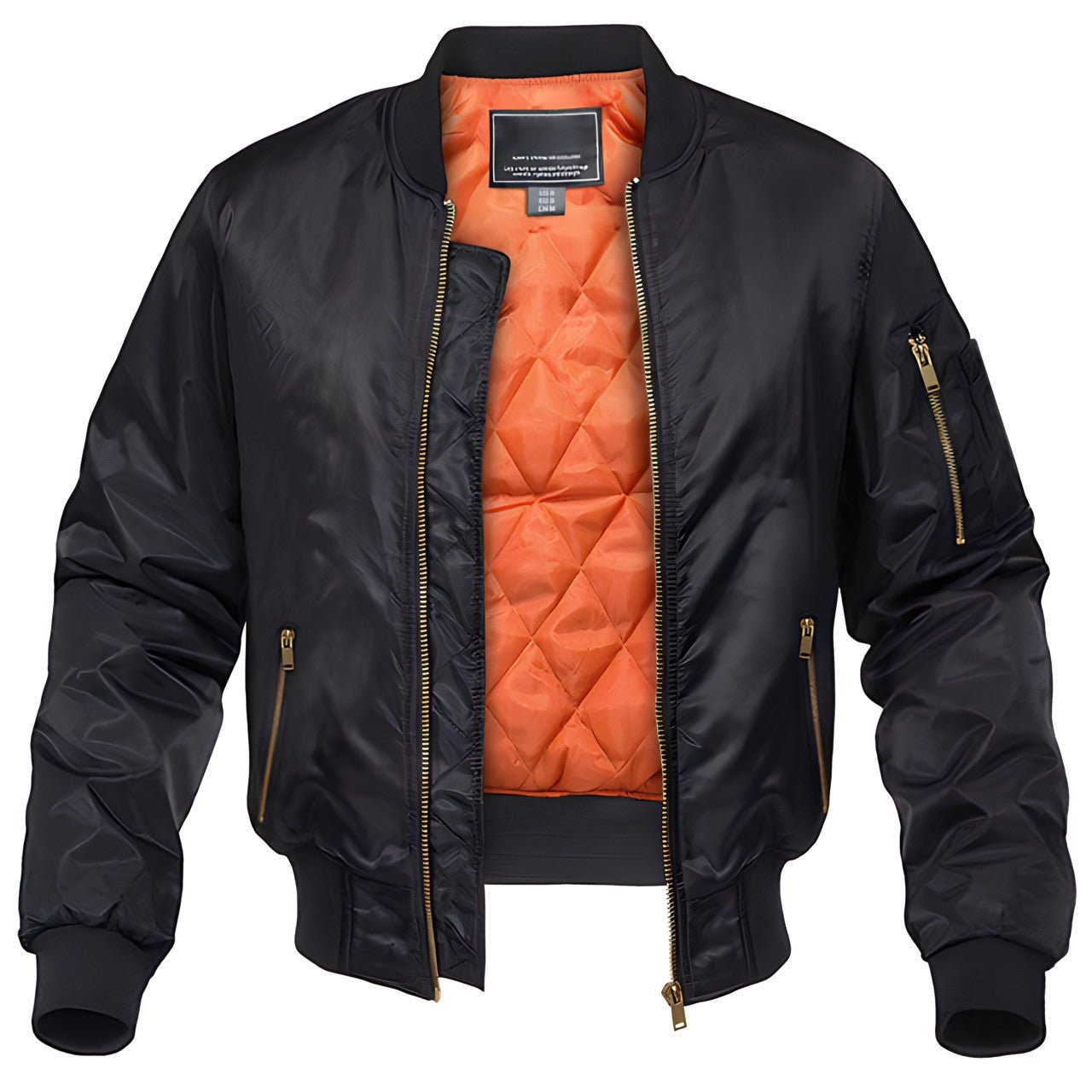 Men's Quilted Bomber Jacket – Classic Zip-Up Casual Jacket | Julian