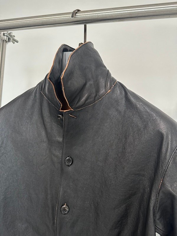 Our Legacy Style Minimalist Leather Jacket