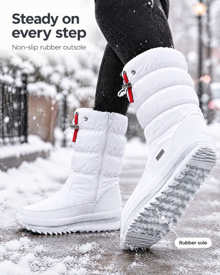Willow | Women's Quilted Puffer Snow Boots
