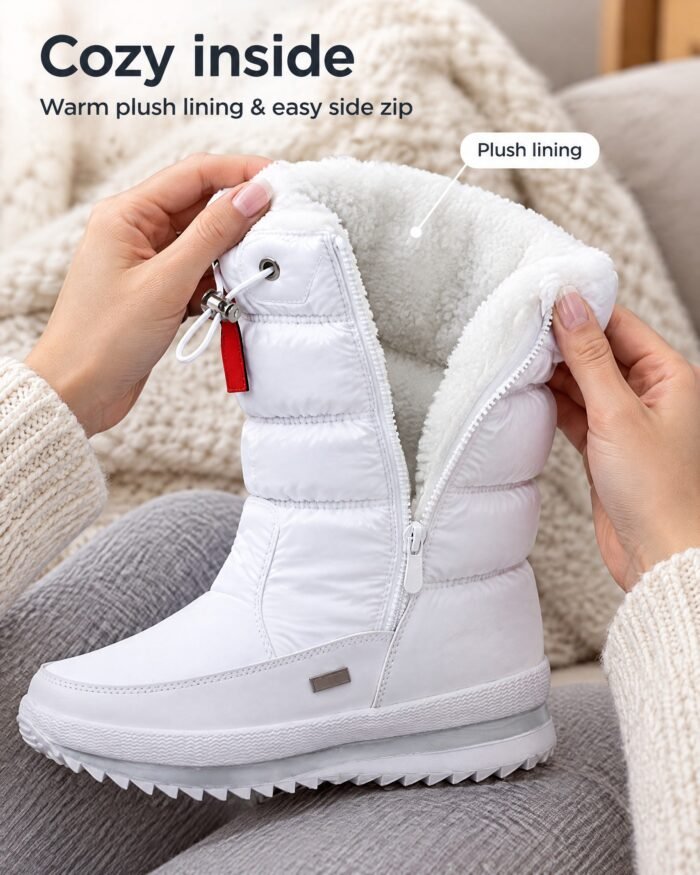 Willow | Women's Quilted Puffer Snow Boots