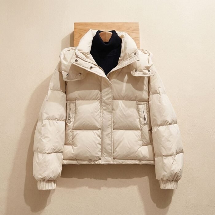 Women's Hooded Mid-Length Puffer Jacket | Marisabel