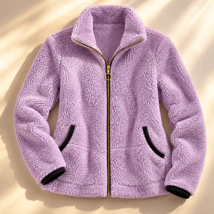 Women's Plush Teddy Jacket | Marielena