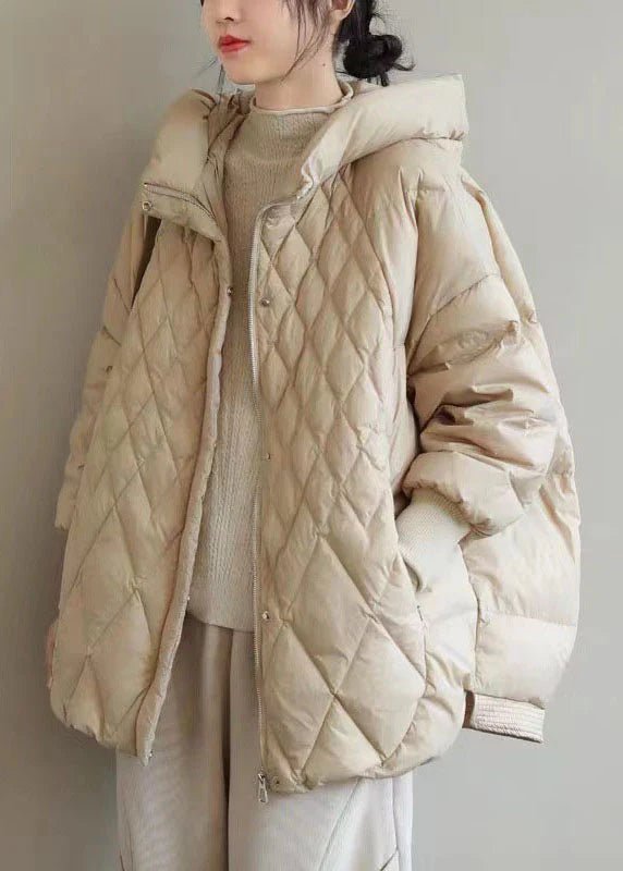 Women's Puffer Coat | Quilted Hooded Zip Up