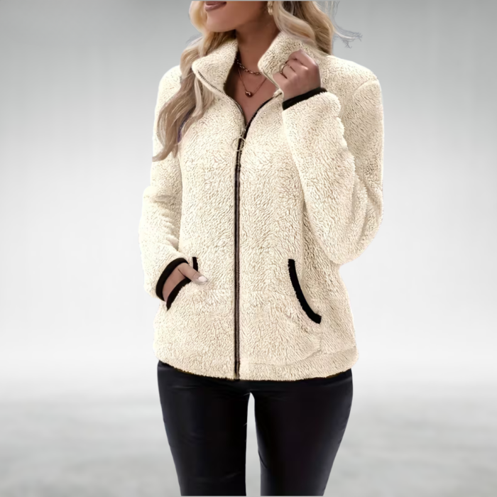 Women's Zip-Up Teddy Jacket | Marisol