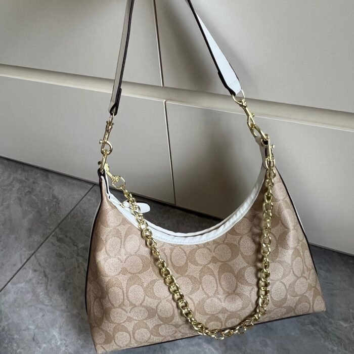 Women Leather Khaki Hobo Shoulder Bag Handbag Green