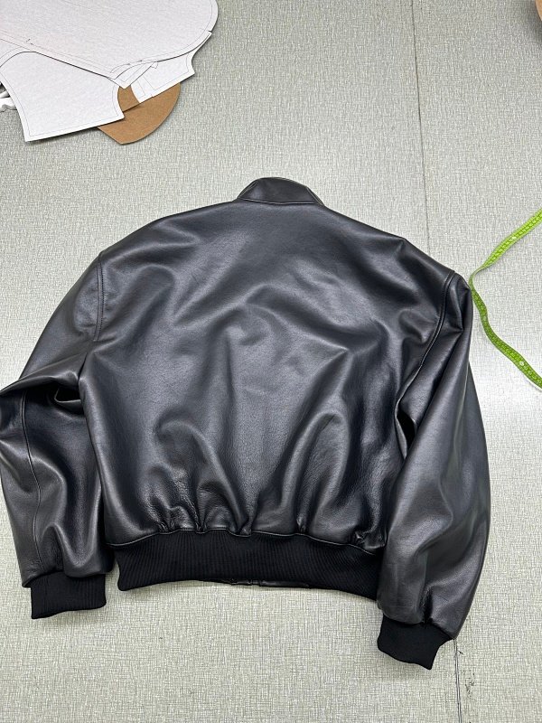Balenciaga Style Oversized Lambskin Bomber
