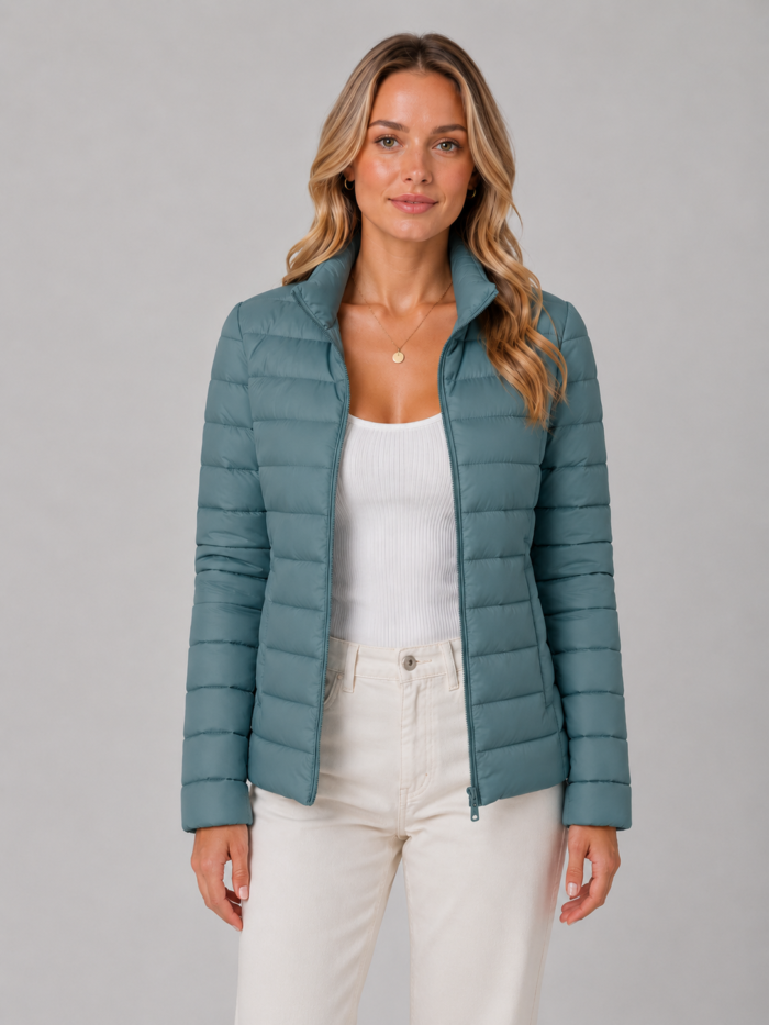 Women's Off-White Leather Moto Jacket – Lambskin Biker Jacket | Bianca
